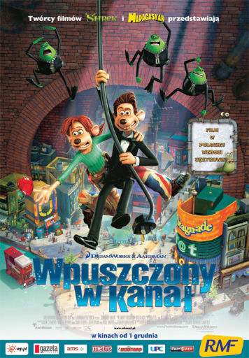 Polski plakat filmu 'Wpuszczony W Kanał'