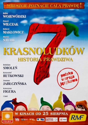 Przód ulotki filmu '7 Krasnoludków - Historia Prawdziwa'