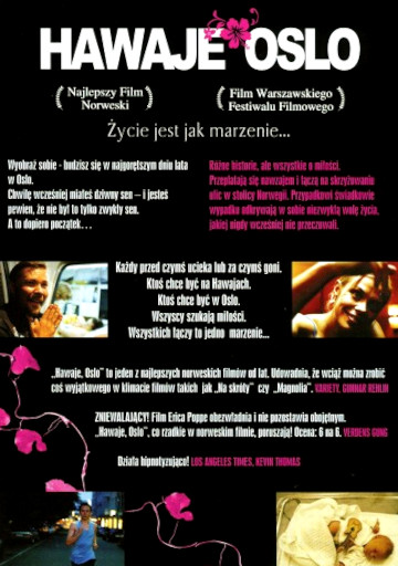 Tył ulotki filmu 'Hawaje, Oslo'