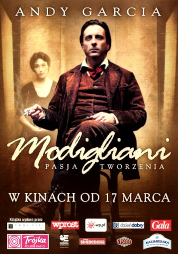 Przód ulotki filmu 'Modigliani, Pasja Tworzenia'