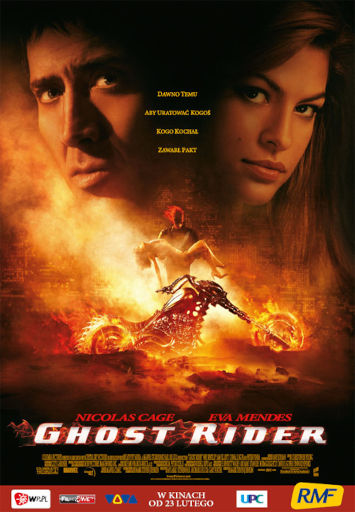 Polski plakat filmu 'Ghost Rider'