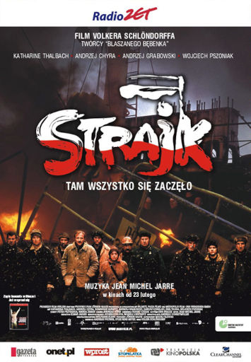 Polski plakat filmu 'Strajk'