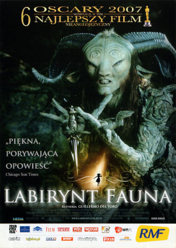 Przód ulotki filmu 'Labirynt Fauna'