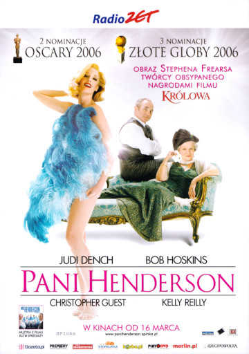 Przód ulotki filmu 'Pani Henderson'