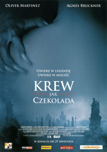 Przód ulotki filmu 'Krew Jak Czekolada'