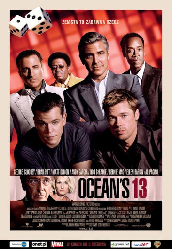 Polski plakat filmu 'Ocean's 13'