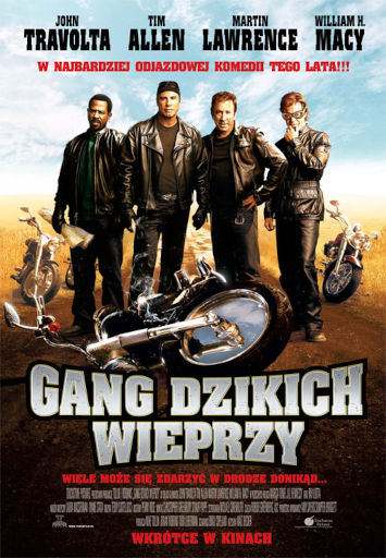 Polski plakat filmu 'Gang Dzikich Wieprzy'