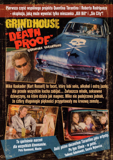 Tył ulotki filmu 'Grindhouse Vol. 1. Death Proof'