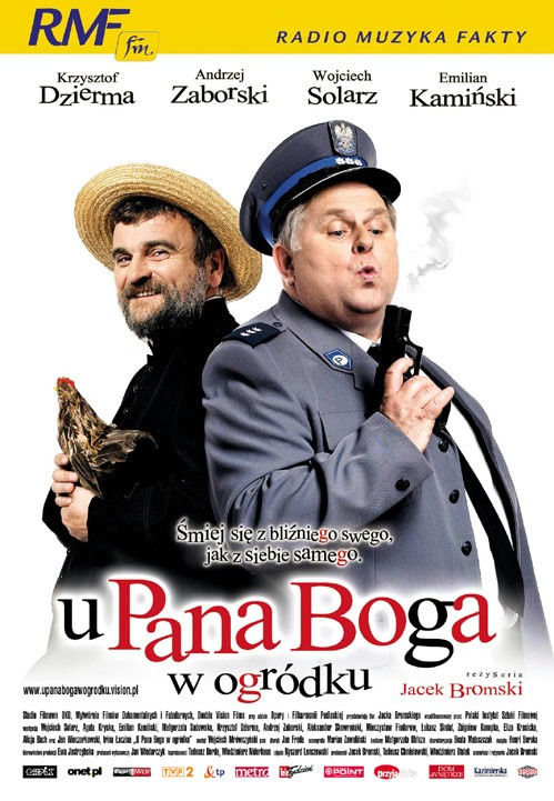 Polski plakat filmu 'U Pana Boga W Ogródku'