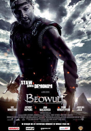 Polski plakat filmu 'Beowulf'