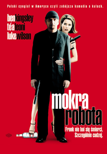 Polski plakat filmu 'Mokra Robota'