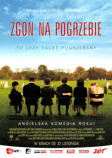 Przód ulotki filmu 'Zgon Na Pogrzebie'