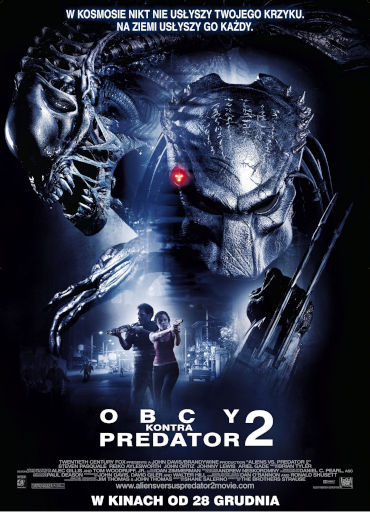 Polski plakat filmu 'Obcy Kontra Predator 2'