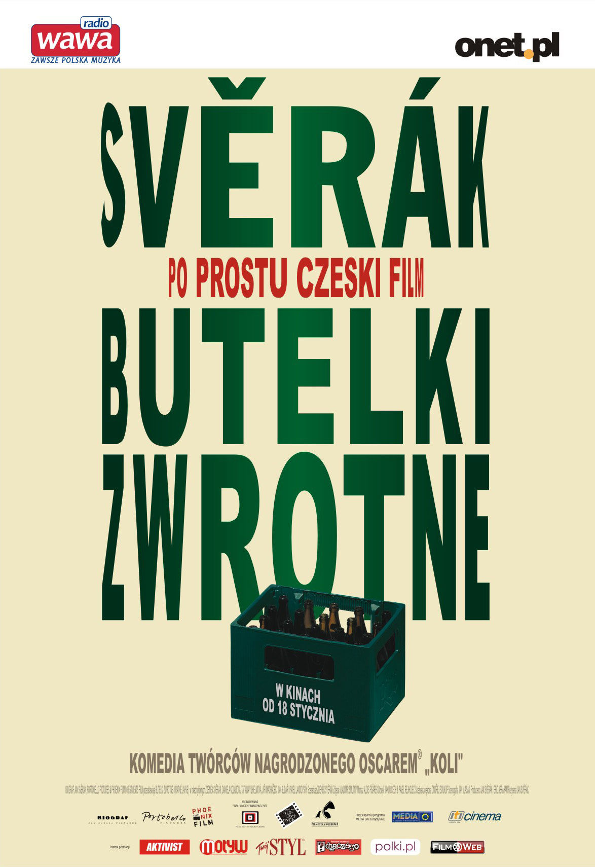 Polski plakat filmu 'Butelki Zwrotne'