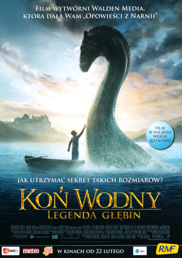 Przód ulotki filmu 'Koń Wodny: Legenda Głębin'