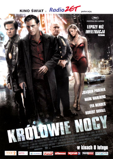 Przód ulotki filmu 'Królowie Nocy'