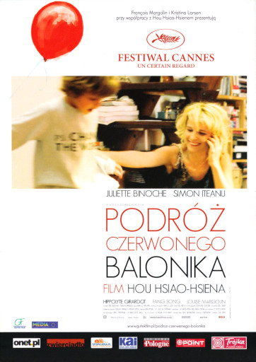 Przód ulotki filmu 'Podróż Czerwonego Balonika'