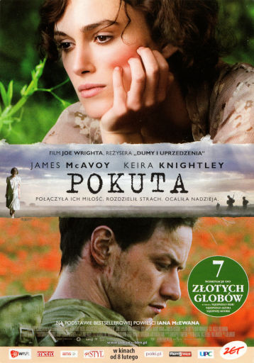 Przód ulotki filmu 'Pokuta'