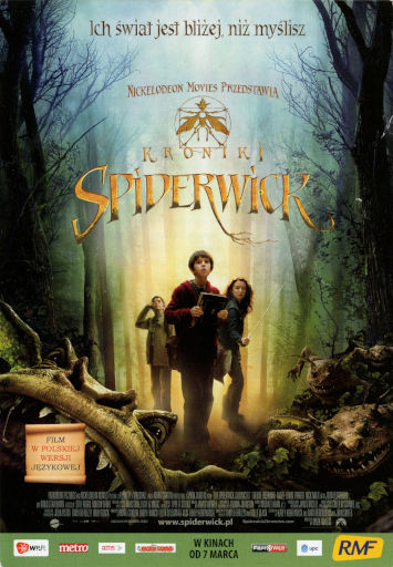 Przód ulotki filmu 'Kroniki Spiderwick'