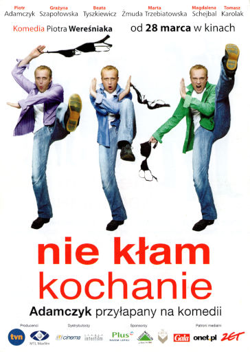 Przód ulotki filmu 'Nie Kłam, Kochanie'