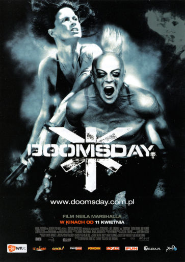 Przód ulotki filmu 'Doomsday'