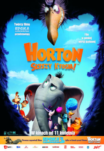 Polski plakat filmu 'Horton Słyszy Ktosia'