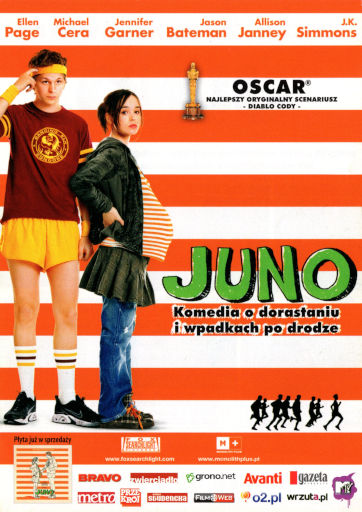 Przód ulotki filmu 'Juno'