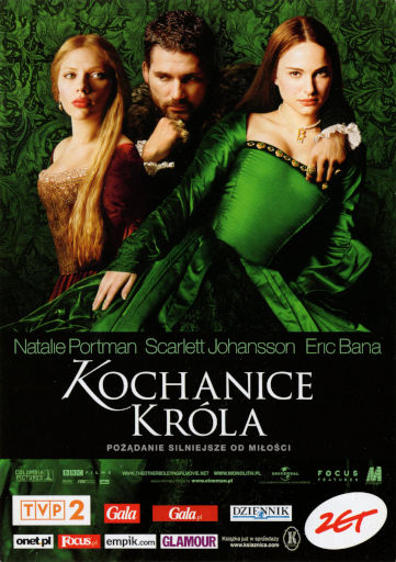 Przód ulotki filmu 'Kochanice Króla'