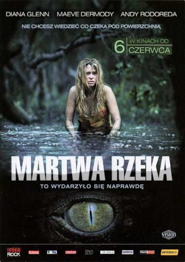 Przód ulotki filmu 'Martwa Rzeka'