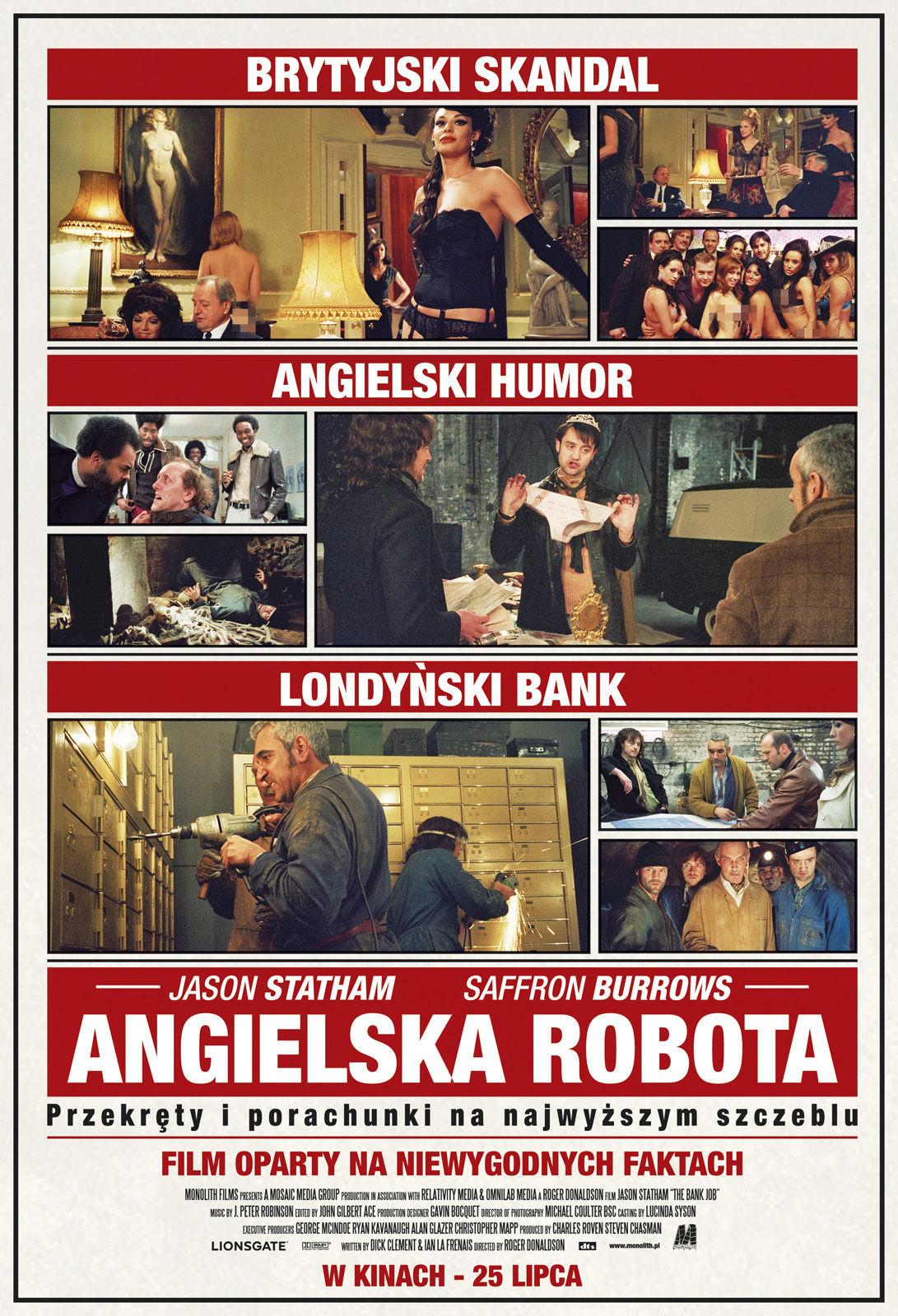 Polski plakat filmu 'Angielska Robota'