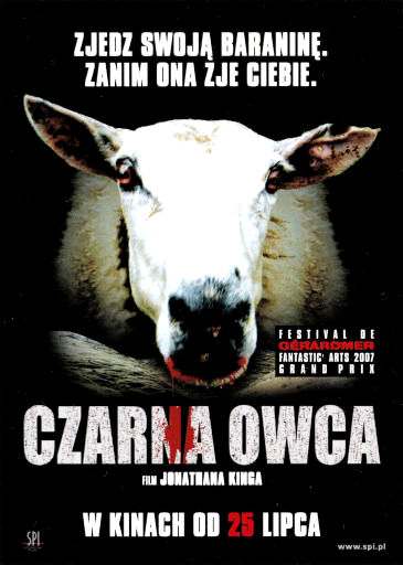 Przód ulotki filmu 'Czarna Owca'