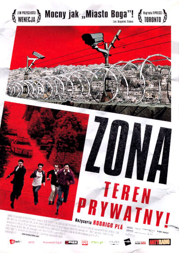 Przód ulotki filmu 'Zona'