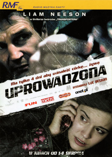 Przód ulotki filmu 'Uprowadzona'