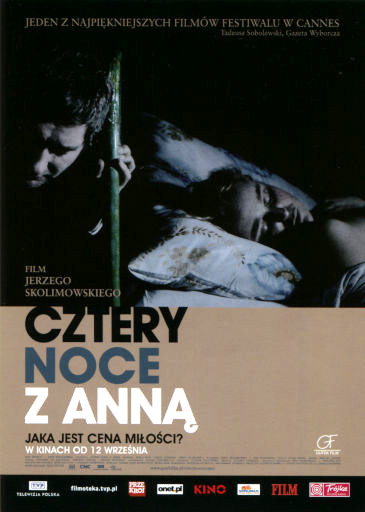 Przód ulotki filmu 'Cztery Noce Z Anną'