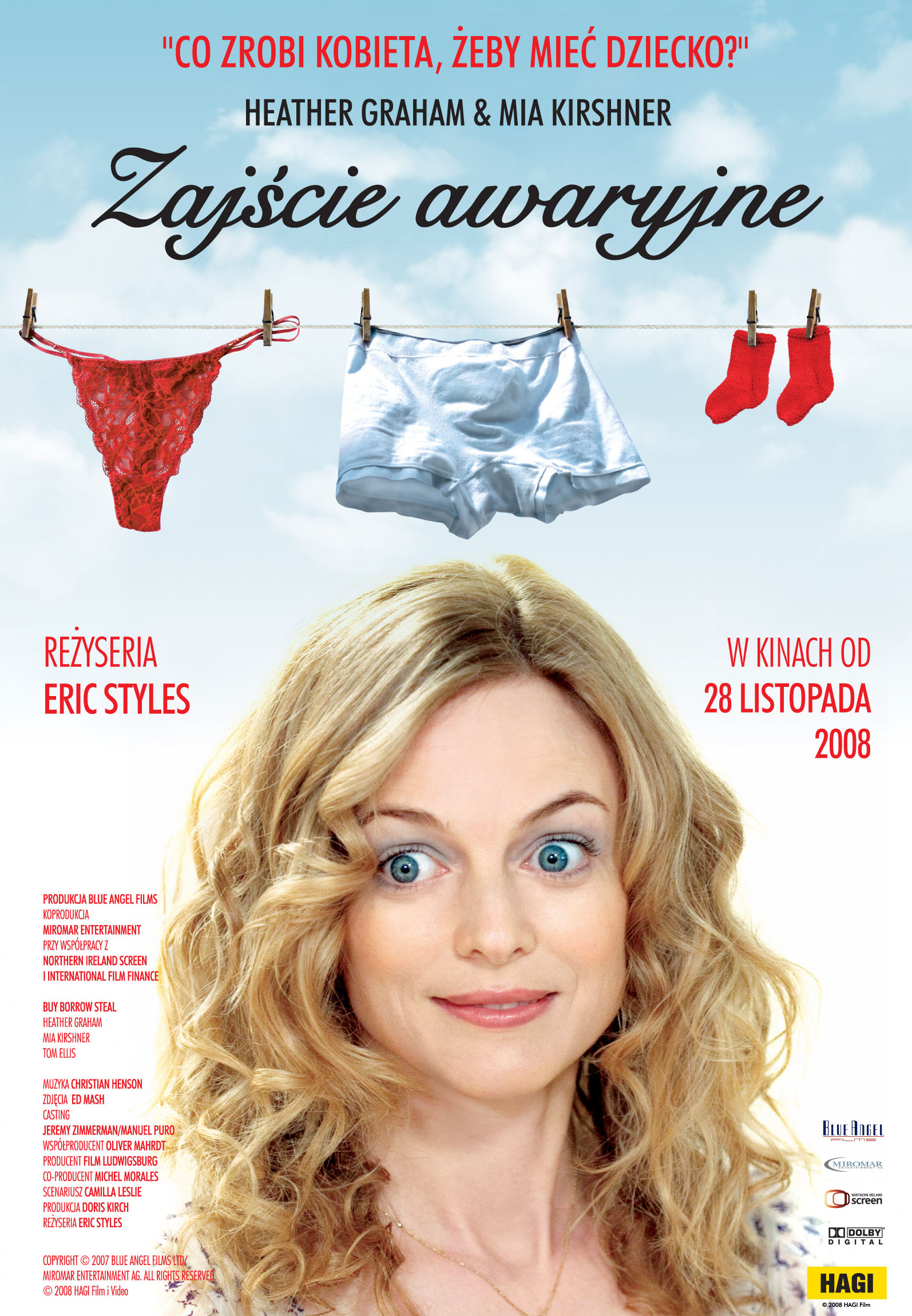 Polski plakat filmu 'Zajście Awaryjne'