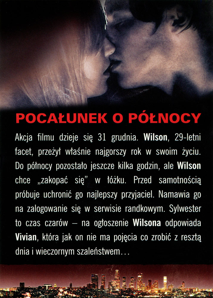 Ulotka filmu 'Pocałunek O Północy (tył)'