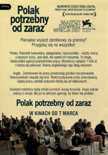 Tył ulotki filmu 'Polak Potrzebny Od Zaraz'