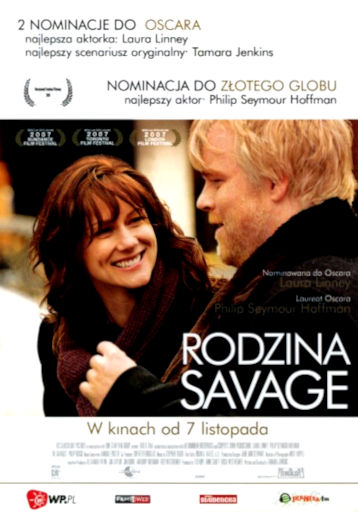 Przód ulotki filmu 'Rodzina Savage'