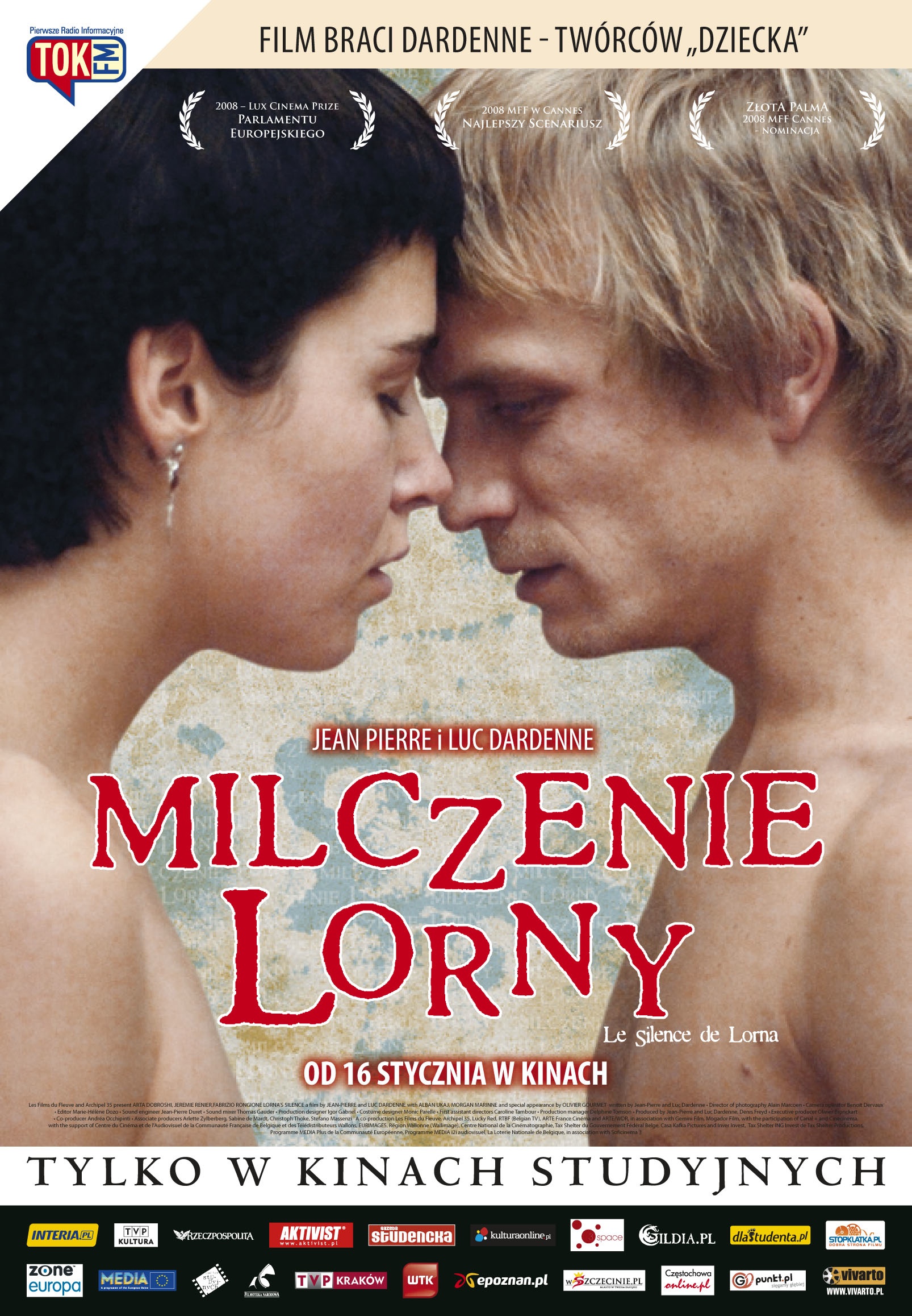 Polski plakat filmu 'Milczenie Lorny'