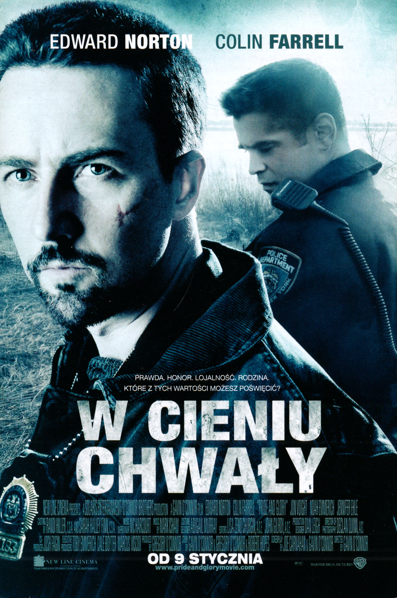 Ulotka filmu 'W Cieniu Chwały (przód)'