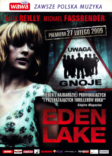 Przód ulotki filmu 'Eden Lake'