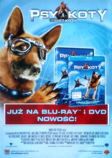 Przód ulotki filmu 'Psy i Koty: Odwet Kitty'