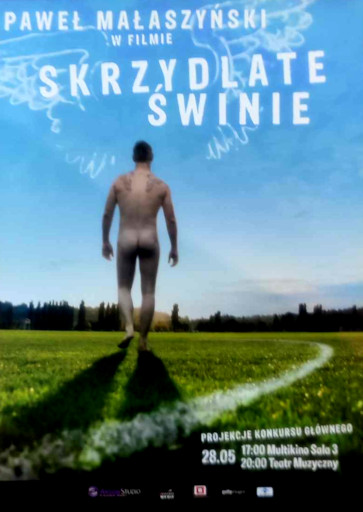 Przód ulotki filmu 'Skrzydlate Świnie'