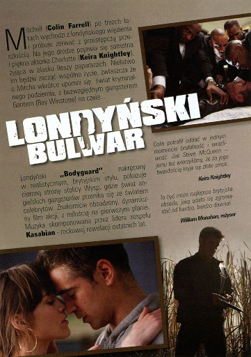 Tył ulotki filmu 'Londyński Bulwar'