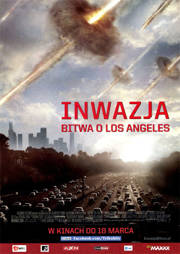 Przód ulotki filmu 'Inwazja: Bitwa O Los Angeles'