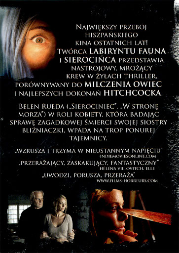 Tył ulotki filmu 'Oczy Julii'