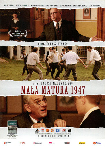 Przód ulotki filmu 'Mała Matura 1947'