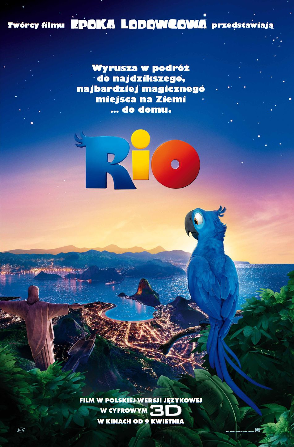 Polski plakat filmu 'Rio'