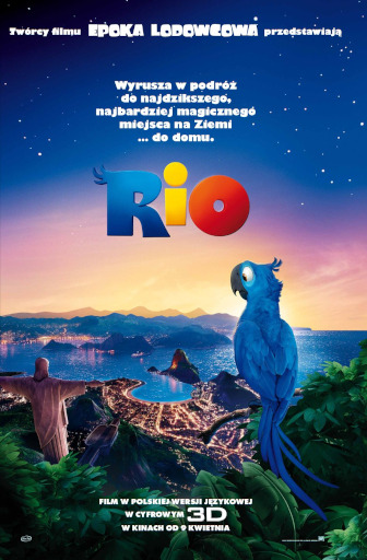 Polski plakat filmu 'Rio'