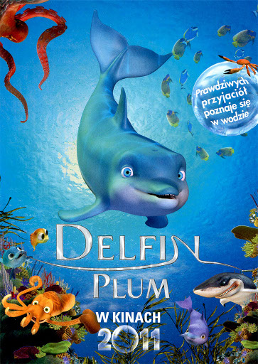 Przód ulotki filmu 'Delfin Plum'